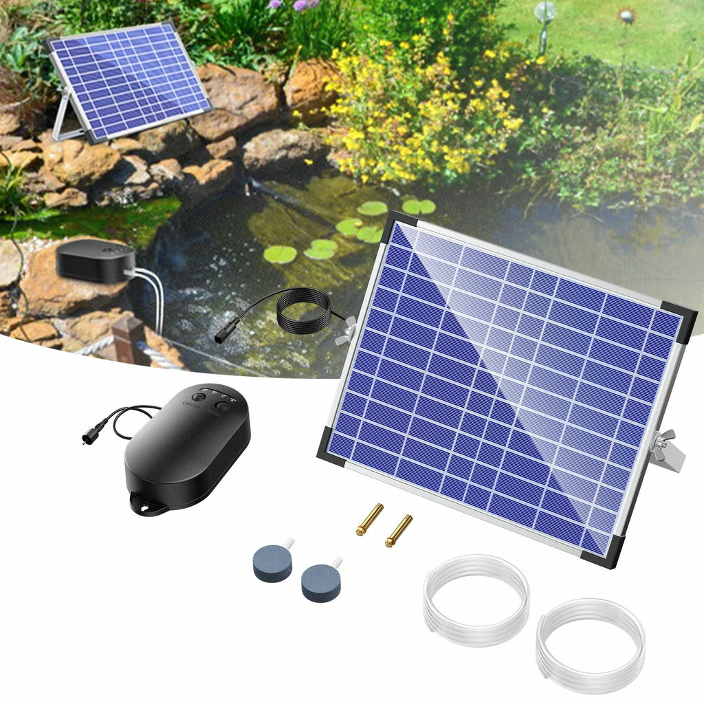 8W Solar Pond Filter with 3600mAh Battery
