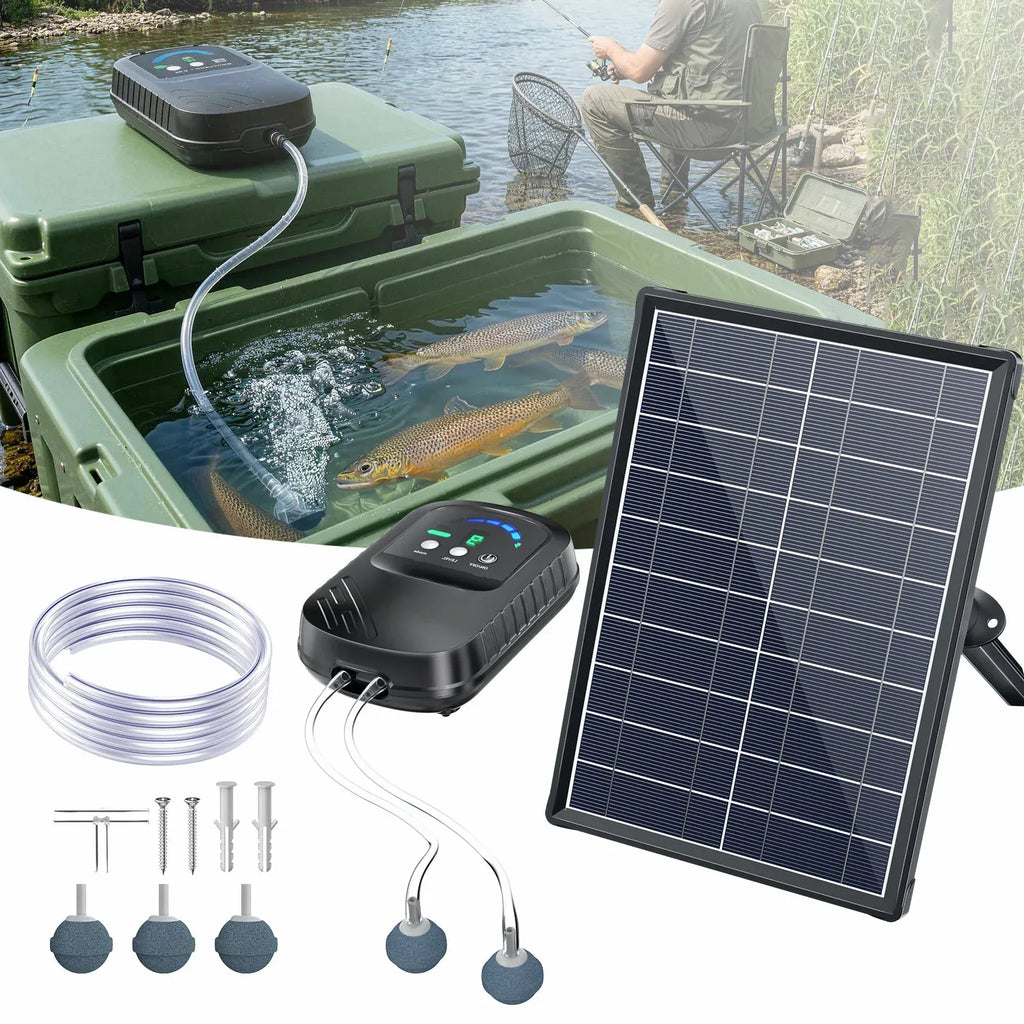 8W Solar Pond Filter with 3600mAh Battery