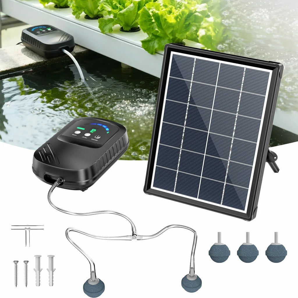 8W Solar Pond Filter with 3600mAh Battery