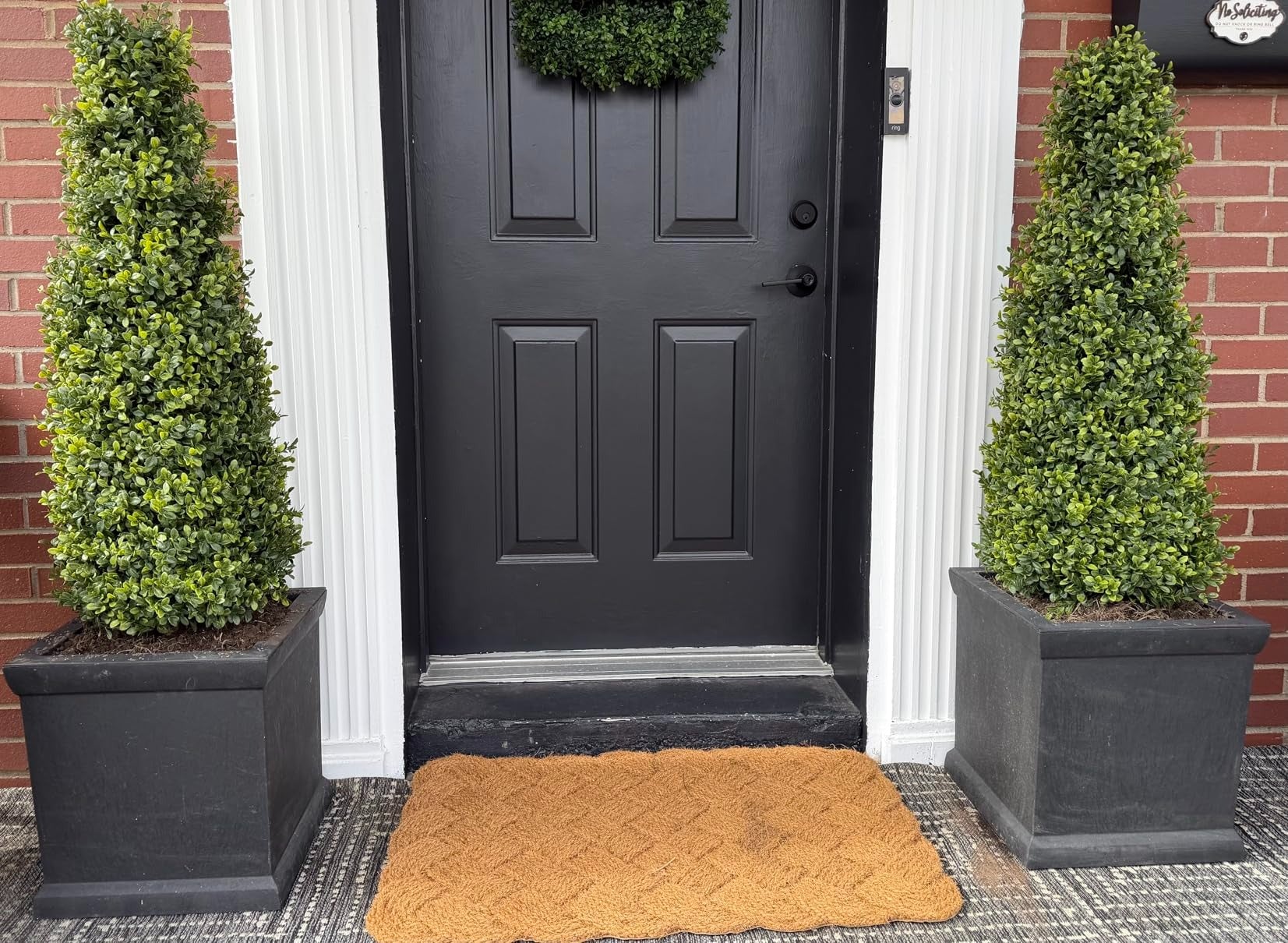 UV Resistant Faux Cone Topiary Bushes