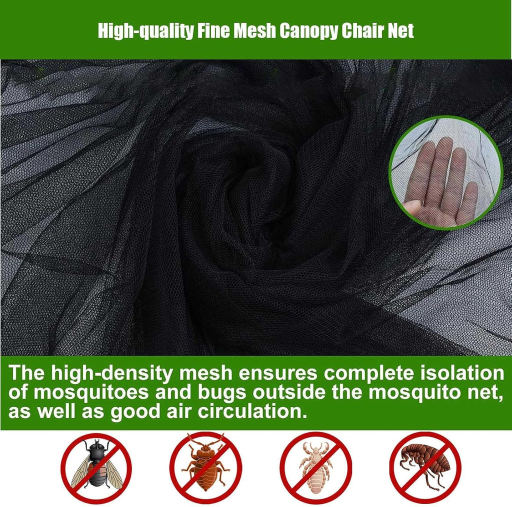 Outdoor Chair Mosquito Net Canopy