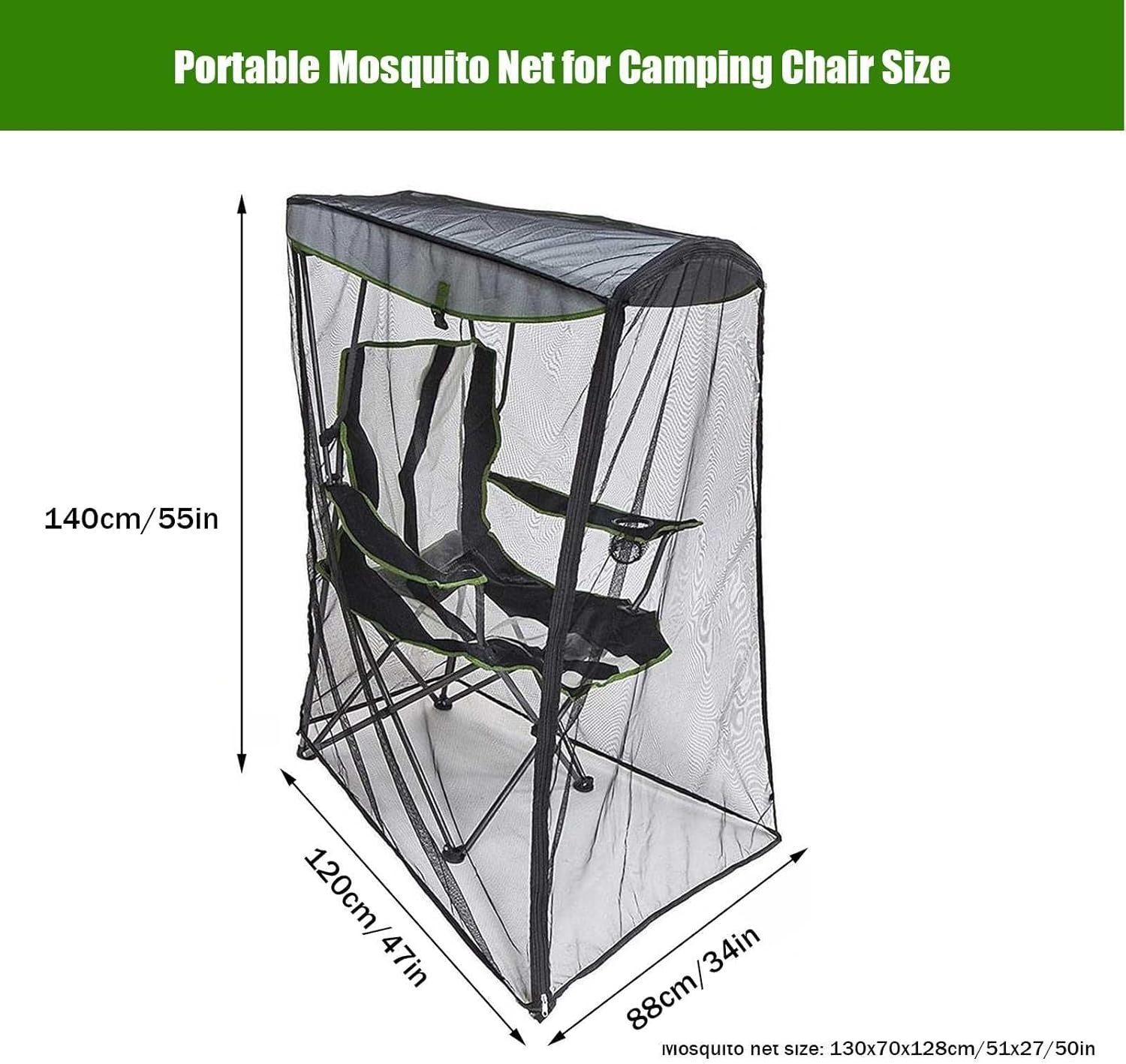 Outdoor Chair Mosquito Net Canopy
