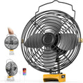 8 Inch Cordless Jobsite Fan for Dewalt Battery