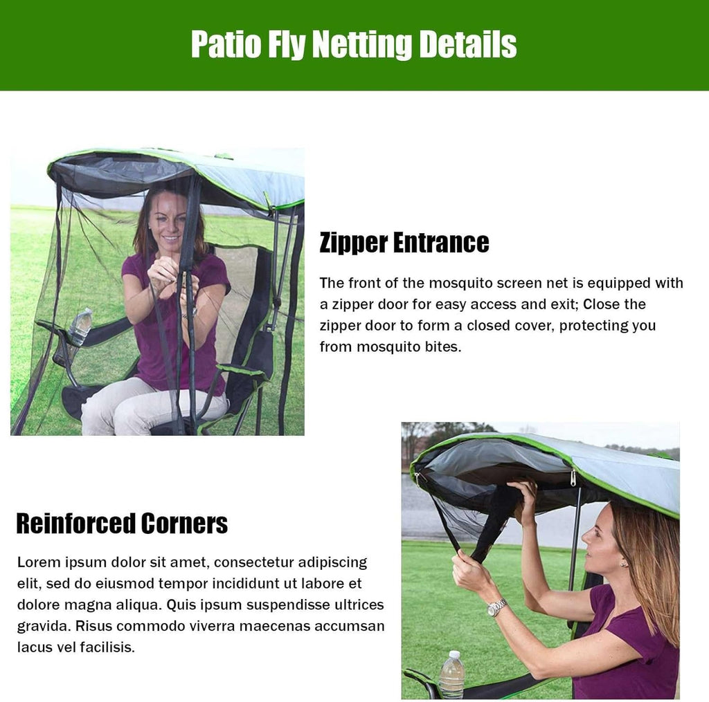 Outdoor Chair Mosquito Net Canopy
