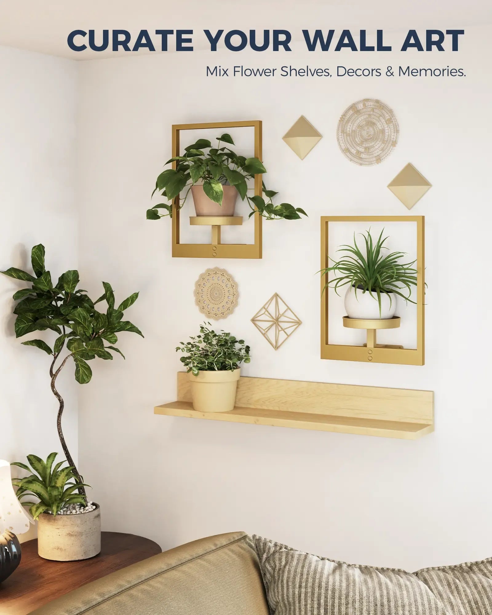 Modern Photo Frame Plant Stand