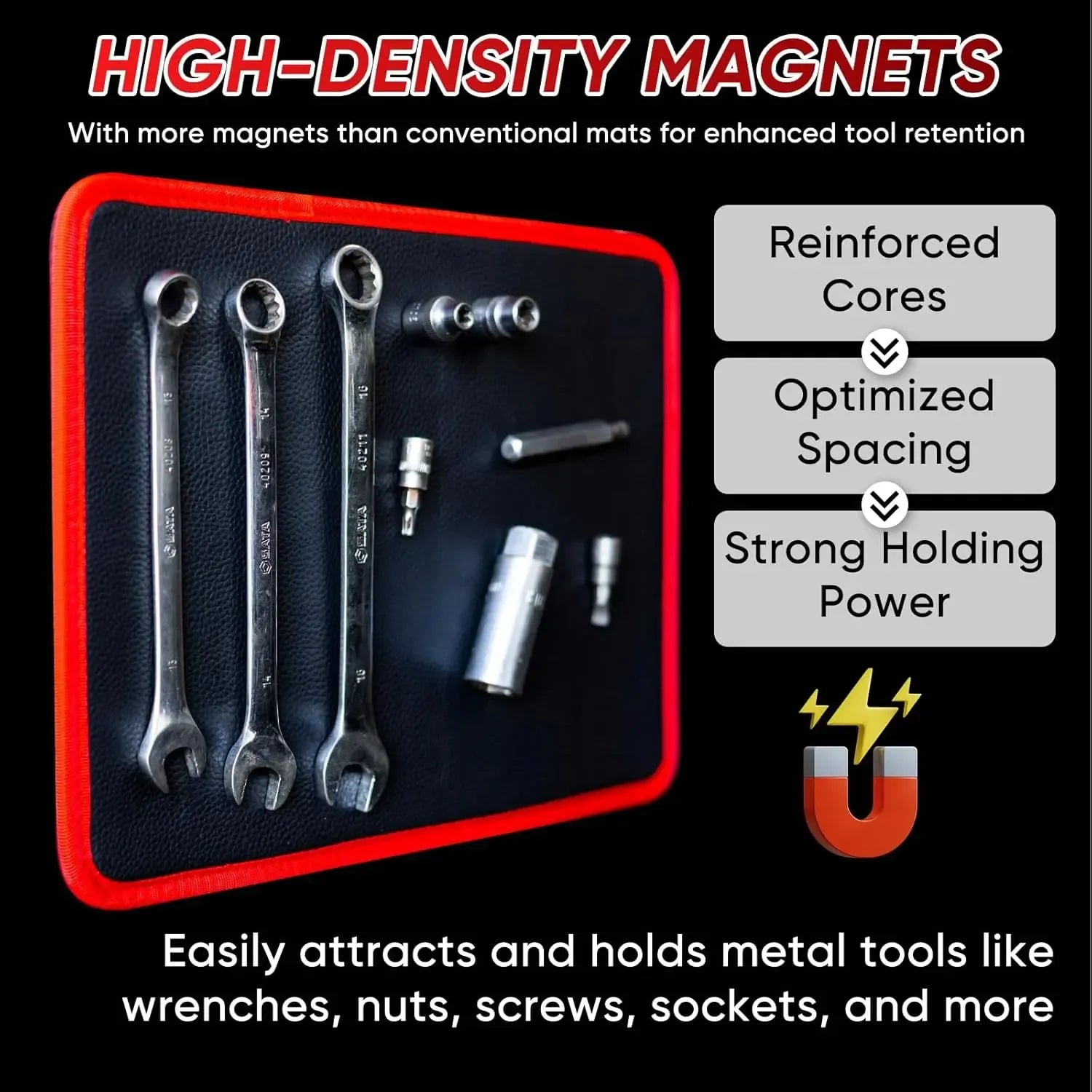 Anti-Scratch Magnetic Tool Mat Organizer